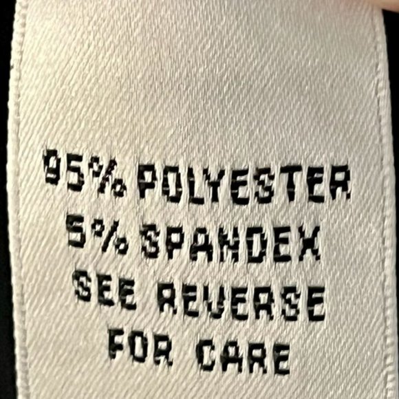 Talbots Jersey Ruched Crossover Top Fit/Flare Midi Dress - Black - 6 - Picture 10 of 11